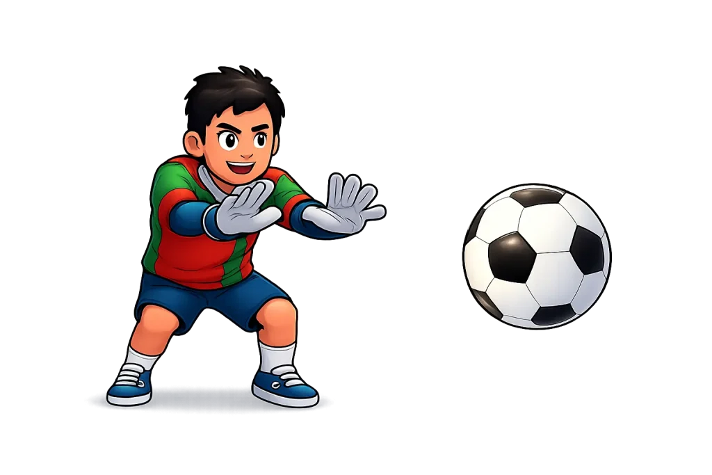 Portero y balón