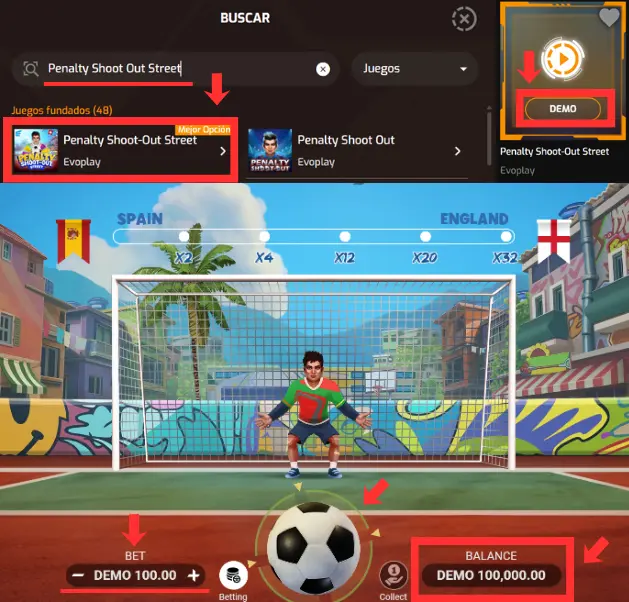 Cómo jugar en demo